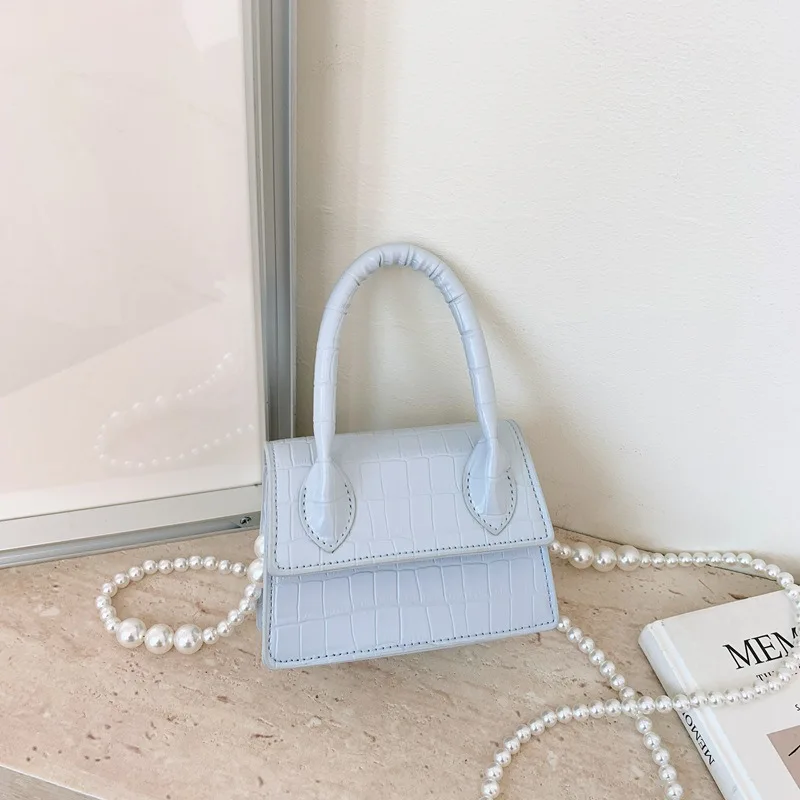 PU Small Square Bag Children Crossbody Bags for Woman Shoulder Bag Pearl Chain Designer Bags Mother Kids Bag for Girl Сумка Sac
PU Small Square Bag Children Crossbody Bags for Woman Shoulder Bag Pearl Chain Designer Bags Mother Kids Bag for Girl Сумка Sac