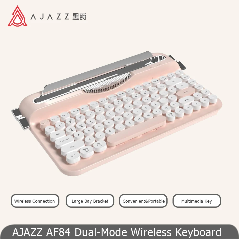 AJAZZ AF84 Multl-Device клавиатура двухрежимная 2,4G/Bluetooth5.0 со слотом для карт кронштейн положения пишущей машинки офисная мембранная клавиатура
AJAZZ AF84 Multl-Device клавиатура двухрежимная 2,4G/Bluetooth5.0 со слотом для карт кронштейн положения пишущей машинки офисная мембранная клавиатура