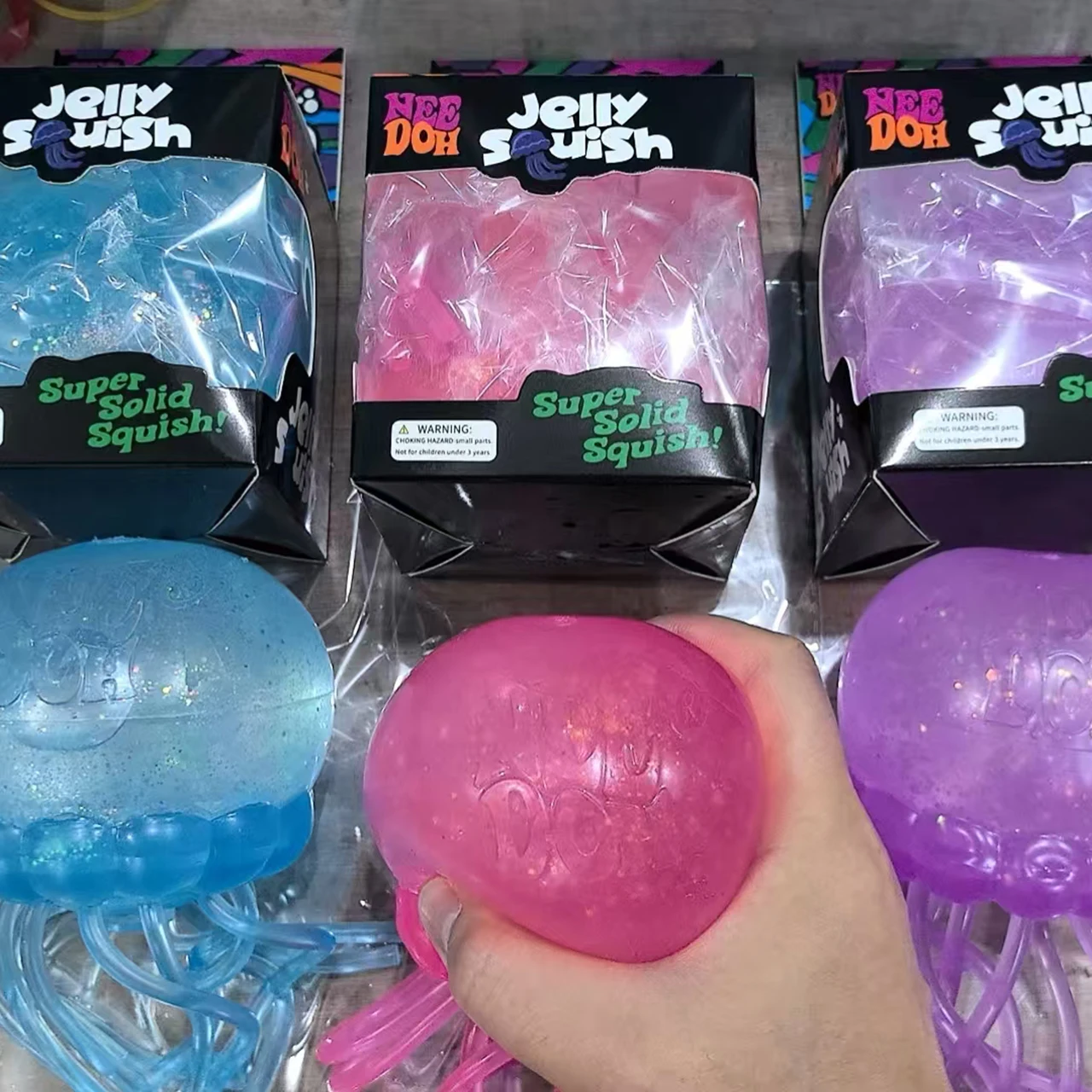 New Big Size Needoh Fuzz Ball Jellyfish Squishy Series Various Colors Cute Jellyfish Modeling Stress Relief Relax Fun Toy 9*18cm
New Big Size Needoh Fuzz Ball Jellyfish Squishy Series Various Colors Cute Jellyfish Modeling Stress Relief Relax Fun Toy 9*18cm