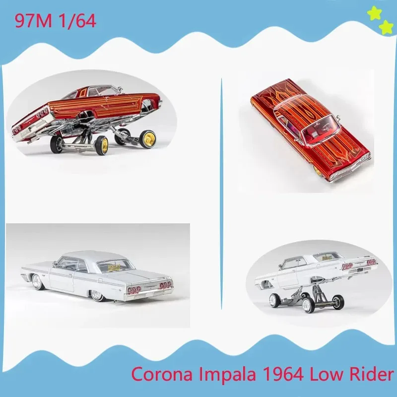 97M 1/64 Corona Impala 1964 Low Rider Alloy Car Model Static Collection Decorated Holiday Gifts Toys
97M 1/64 Corona Impala 1964 Low Rider Alloy Car Model Static Collection Decorated Holiday Gifts Toys