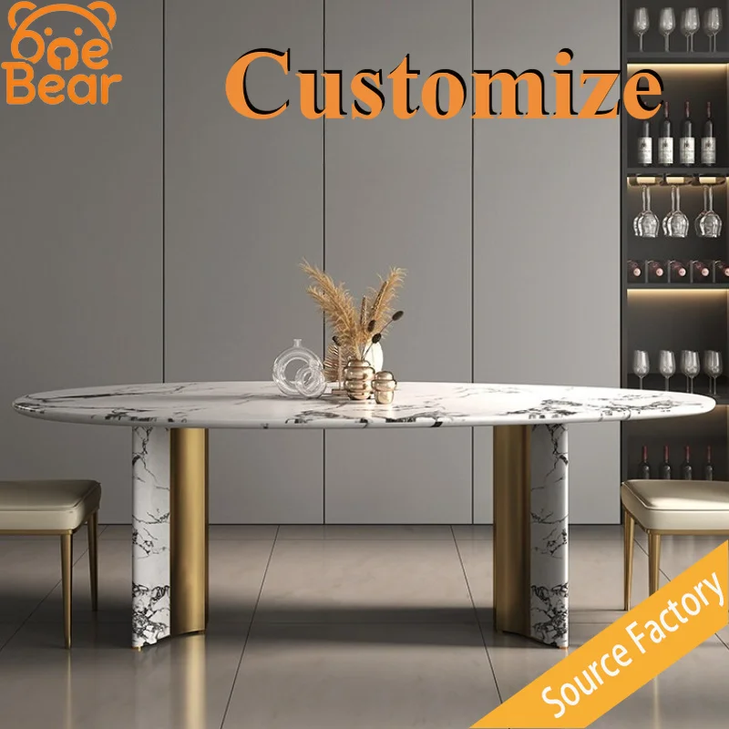 Ultra-thin Tabletop Marble Dining Table, Light Visual Effect, Simple Style for Apartment
Ultra-thin Tabletop Marble Dining Table, Light Visual Effect, Simple Style for Apartment