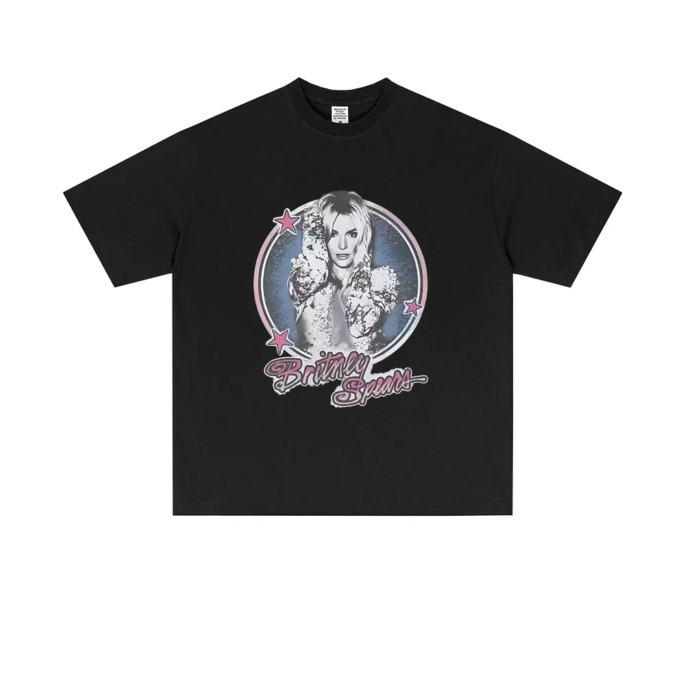 Singer Britney Spears Graphic T-shirt Male Vintage Casual Short Sleeve Men Women Fashion Oversized Streetwear Unisex Cotton Tees
Singer Britney Spears Graphic T-shirt Male Vintage Casual Short Sleeve Men Women Fashion Oversized Streetwear Unisex Cotton Tees