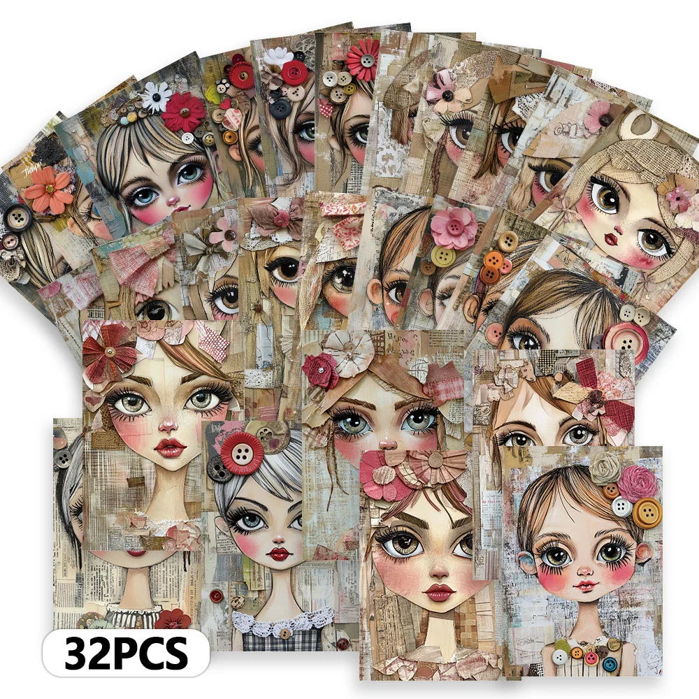 32pcs,Big-eyed Girl Newspaper Series Postcards,Birthday/Anniversary Gifts,Collectibles, Suitable for Gift Giving, Can be Mailed.
32pcs,Big-eyed Girl Newspaper Series Postcards,Birthday/Anniversary Gifts,Collectibles, Suitable for Gift Giving, Can be Mailed.