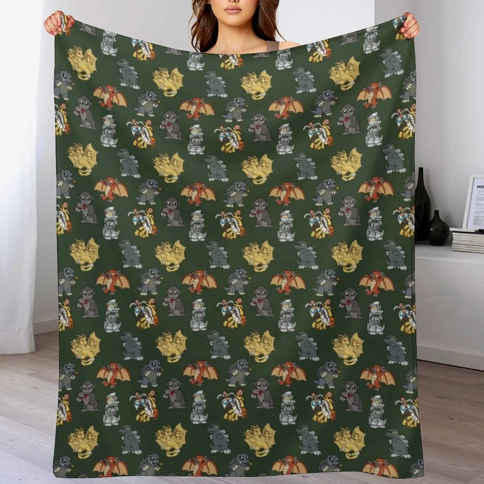 Cuddly Kaiju Collective Throw Blanket Furry Soft Plaid Summer heavy to sleep Blankets
Cuddly Kaiju Collective Throw Blanket Furry Soft Plaid Summer heavy to sleep Blankets
