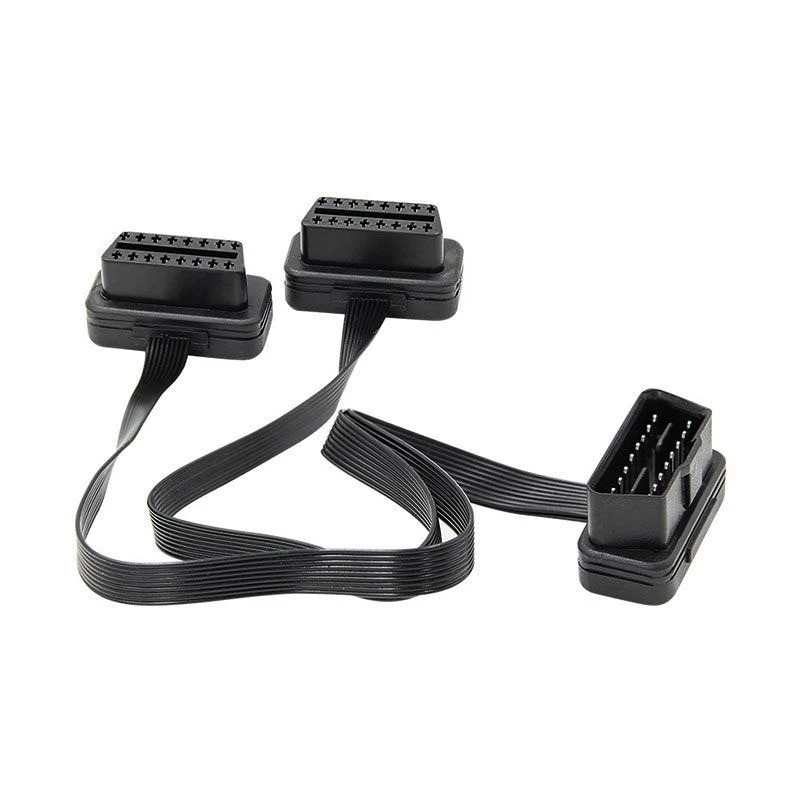 Удлинитель OBDII с двумя разъемами, Y-разветвитель, OBD, OBD2, 16-контактный разъем «Папа-мама», плоский и тонкий
Удлинитель OBDII с двумя разъемами, Y-разветвитель, OBD, OBD2, 16-контактный разъем «Папа-мама», плоский и тонкий
