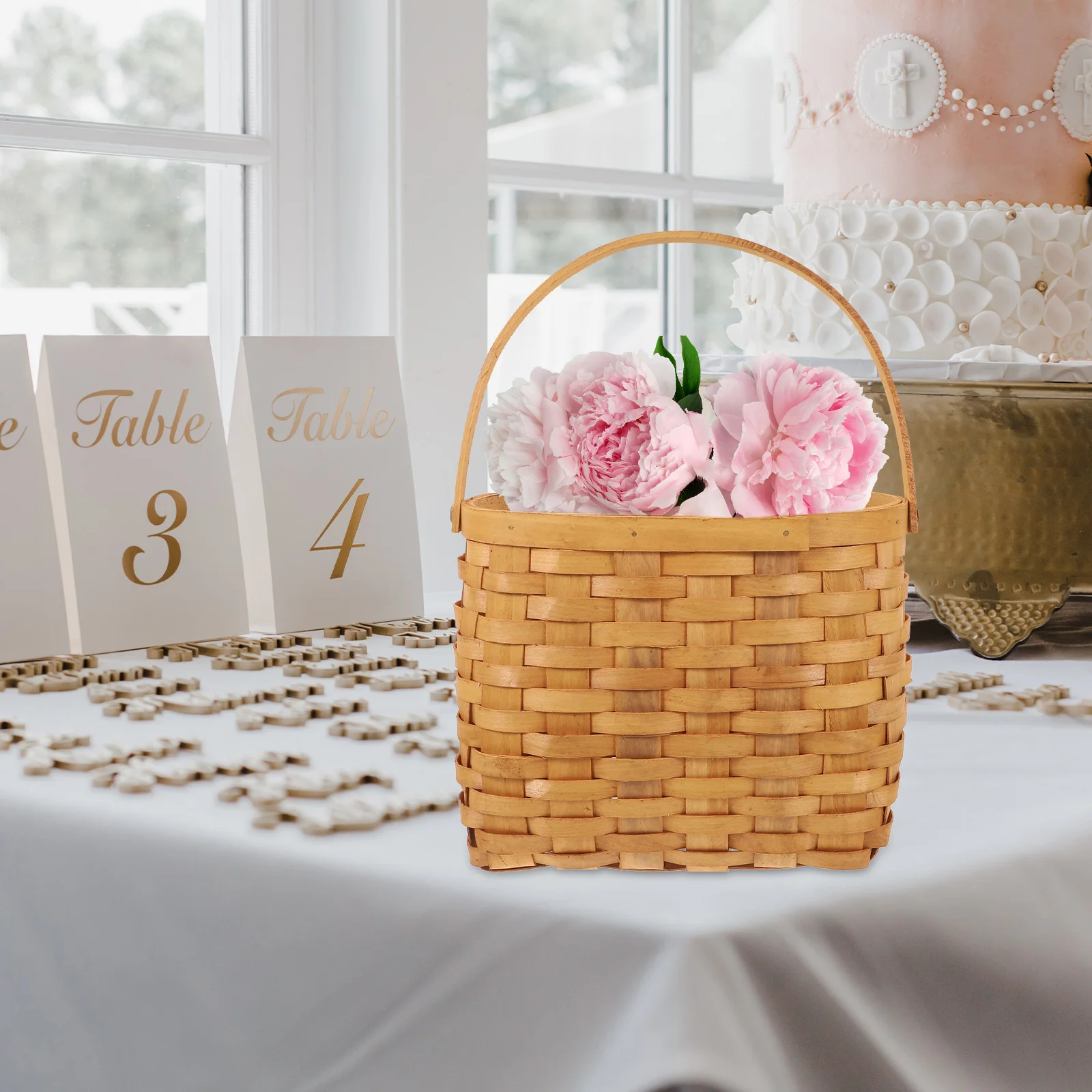 Handmade Woven Flower With Handle Cute Picnic Storage Accessories For Garden Vegetables Bouquet Wedding Reusable Berry
Handmade Woven Flower With Handle Cute Picnic Storage Accessories For Garden Vegetables Bouquet Wedding Reusable Berry