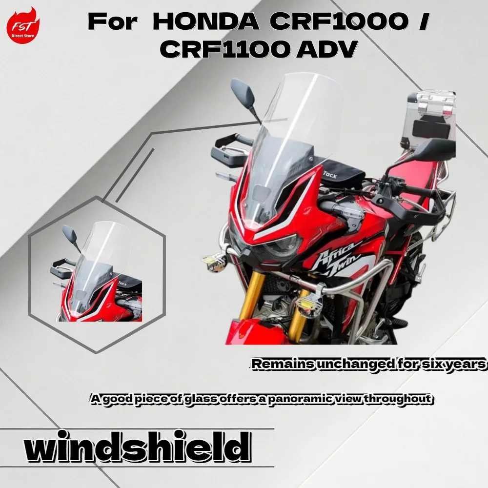 Для Honda CRF1000 CRF1100 ADV: Модифицированное увеличенное ветровое стекло, передний ветроотражатель
Для Honda CRF1000 CRF1100 ADV: Модифицированное увеличенное ветровое стекло, передний ветроотражатель