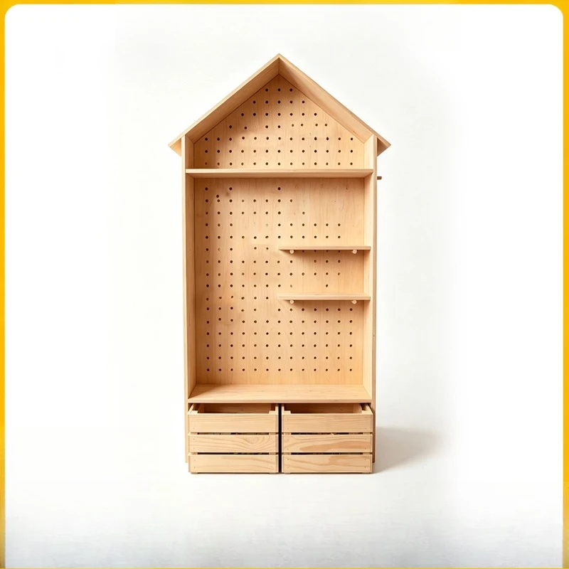 House hole board, display cabinet, double-sided hanging hole, drawer storage, display rack
House hole board, display cabinet, double-sided hanging hole, drawer storage, display rack
