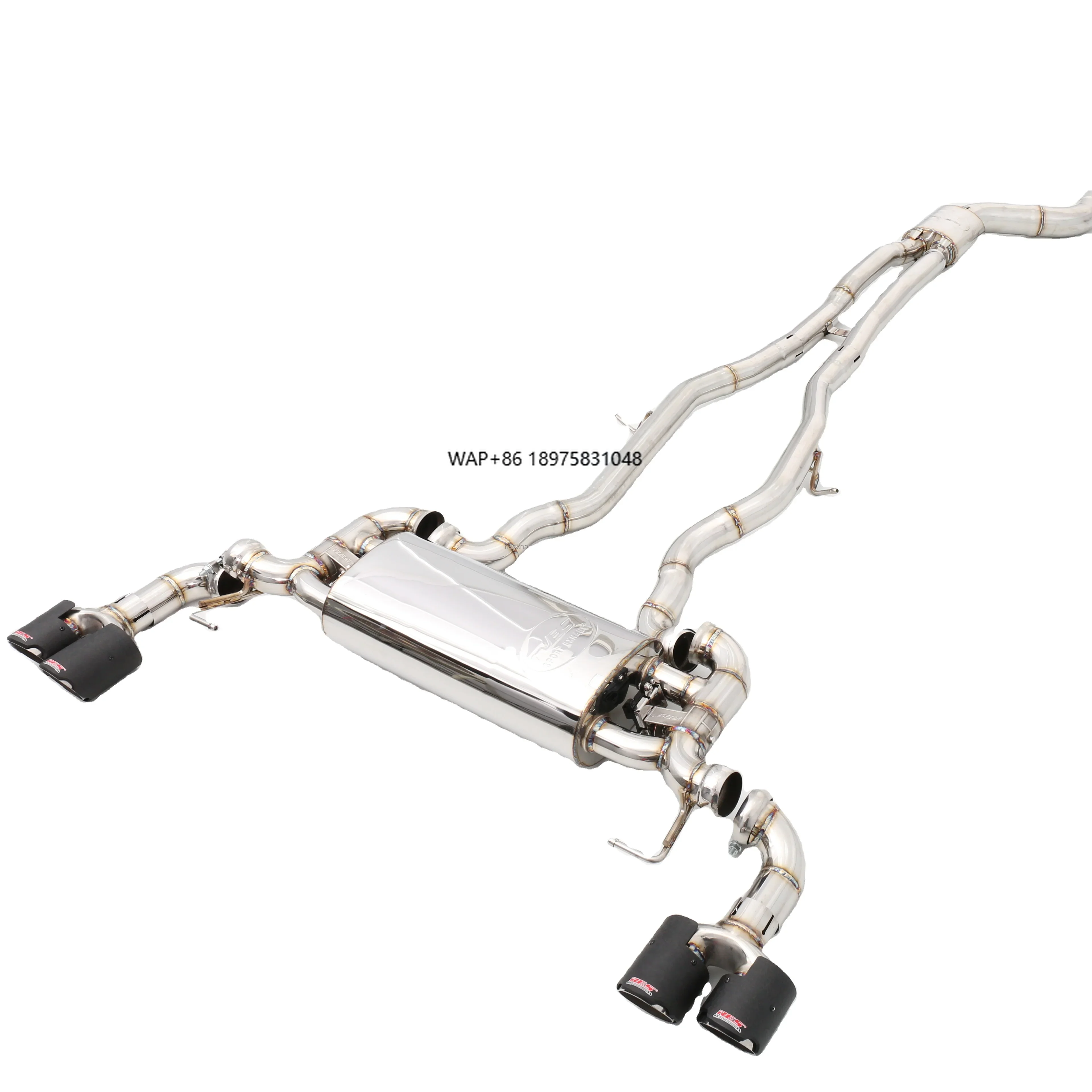 Factory Customization 304 Stainless Steel/Titanium Valved Exhaust System for X3 M40i G01/X4 M40i G02 3.0T B58 Exhaust Pipes
Factory Customization 304 Stainless Steel/Titanium Valved Exhaust System for X3 M40i G01/X4 M40i G02 3.0T B58 Exhaust Pipes