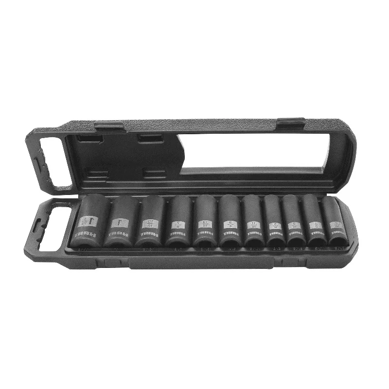 1/2 Inch Drive Impact Socket Set 6 Point Chrome Vanadium Steel Deep SAE MM High Torque Mechanic Tools
1/2 Inch Drive Impact Socket Set 6 Point Chrome Vanadium Steel Deep SAE MM High Torque Mechanic Tools