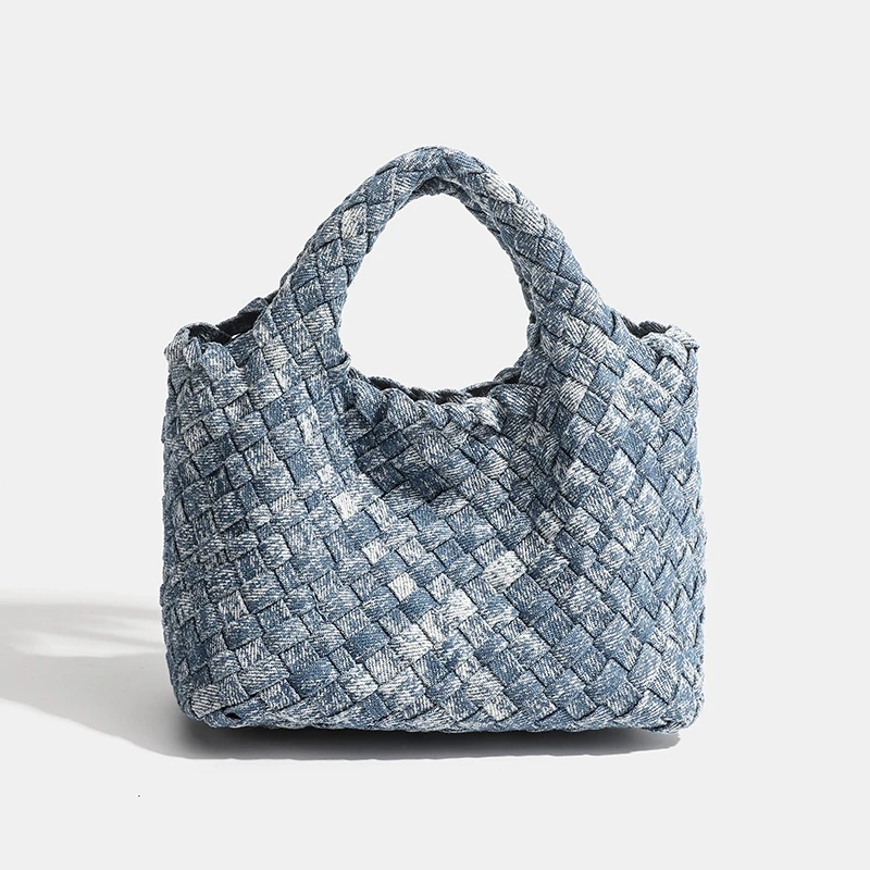 Discover Handmade Denim Woven Bags in 3 Colors - Your Perfect Blend of Durability and Fashion High-Quality Tote Bag
Discover Handmade Denim Woven Bags in 3 Colors - Your Perfect Blend of Durability and Fashion High-Quality Tote Bag