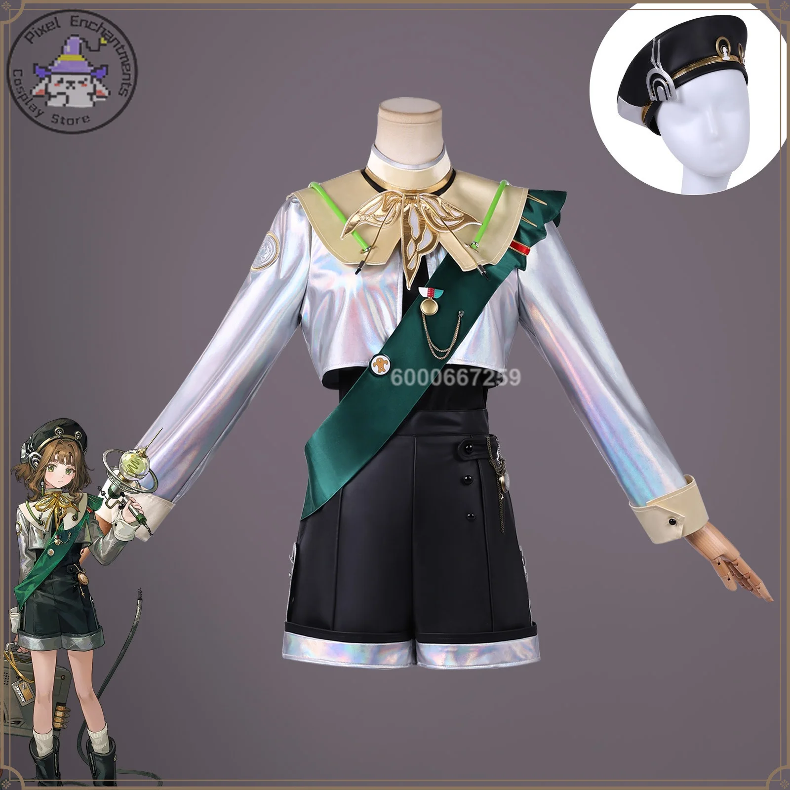 High quality Full Set Reverse: 1999 Sparrow Cosplay costume Women Silver Style Dress Anime outfit Role playing Comic con party
High quality Full Set Reverse: 1999 Sparrow Cosplay costume Women Silver Style Dress Anime outfit Role playing Comic con party