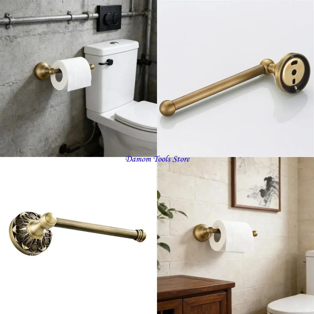 57BE Wall Mounted Toilet Paper Roll Holder Simple Towel Rack Paper Holder Enduring
57BE Wall Mounted Toilet Paper Roll Holder Simple Towel Rack Paper Holder Enduring