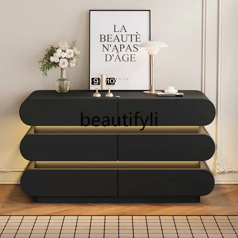 Modern minimalist six-chest cabinet, bedroom locker, bedside Italian minimalist locker
Modern minimalist six-chest cabinet, bedroom locker, bedside Italian minimalist locker