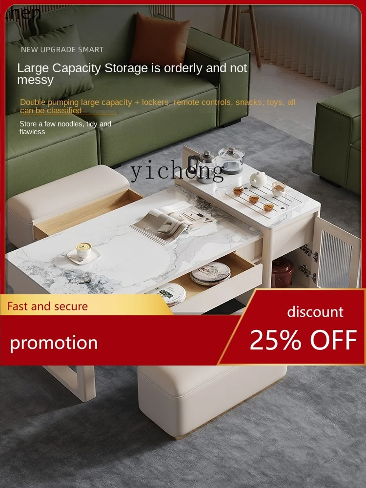 Компактный чайный столик YFY Stone Plate для кунг-фу, выдвижной, для небольших квартир, цельный, для гостиной
Компактный чайный столик YFY Stone Plate для кунг-фу, выдвижной, для небольших квартир, цельный, для гостиной