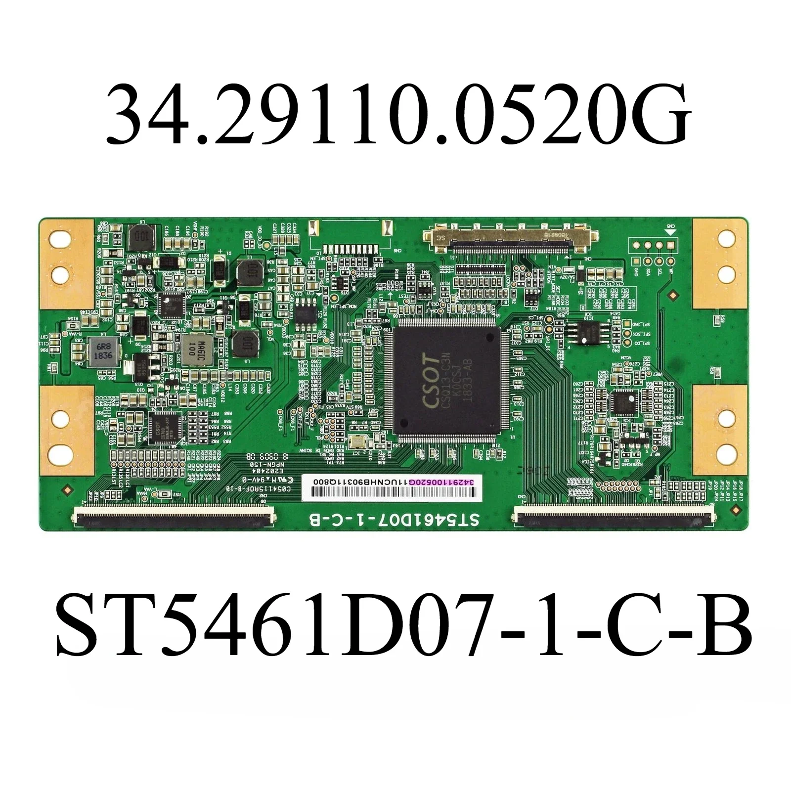 T-CON Board 34.29110.0520G ST5461D07-1-C-B Logic Board is for 55R6E 55R7E LC-55P6050U LC-55P6000U LC-55LBU591U TV
T-CON Board 34.29110.0520G ST5461D07-1-C-B Logic Board is for 55R6E 55R7E LC-55P6050U LC-55P6000U LC-55LBU591U TV