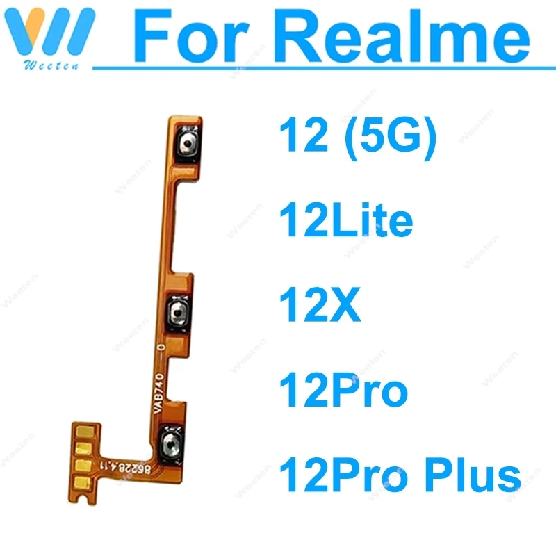 Гибкий кабель регулировки громкости для Realme 12Lite 12 Pro Plus 12 Plus 12X 4G 5G, кнопка включения и выключения питания, боковые клавиши, замена гибкого кабеля
Гибкий кабель регулировки громкости для Realme 12Lite 12 Pro Plus 12 Plus 12X 4G 5G, кнопка включения и выключения питания, боковые клавиши, замена гибкого кабеля
