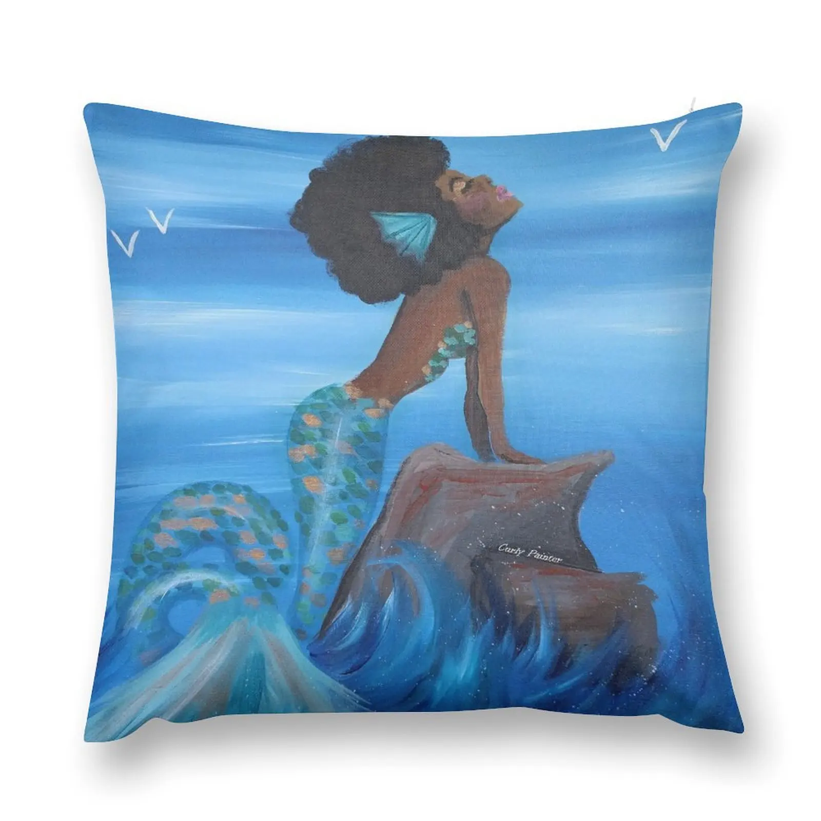 Afro Mermaid Throw Pillow pillow cover christmas Decorative Cushions For Luxury Sofa pillowcases for sofa cushions pillow
Afro Mermaid Throw Pillow pillow cover christmas Decorative Cushions For Luxury Sofa pillowcases for sofa cushions pillow