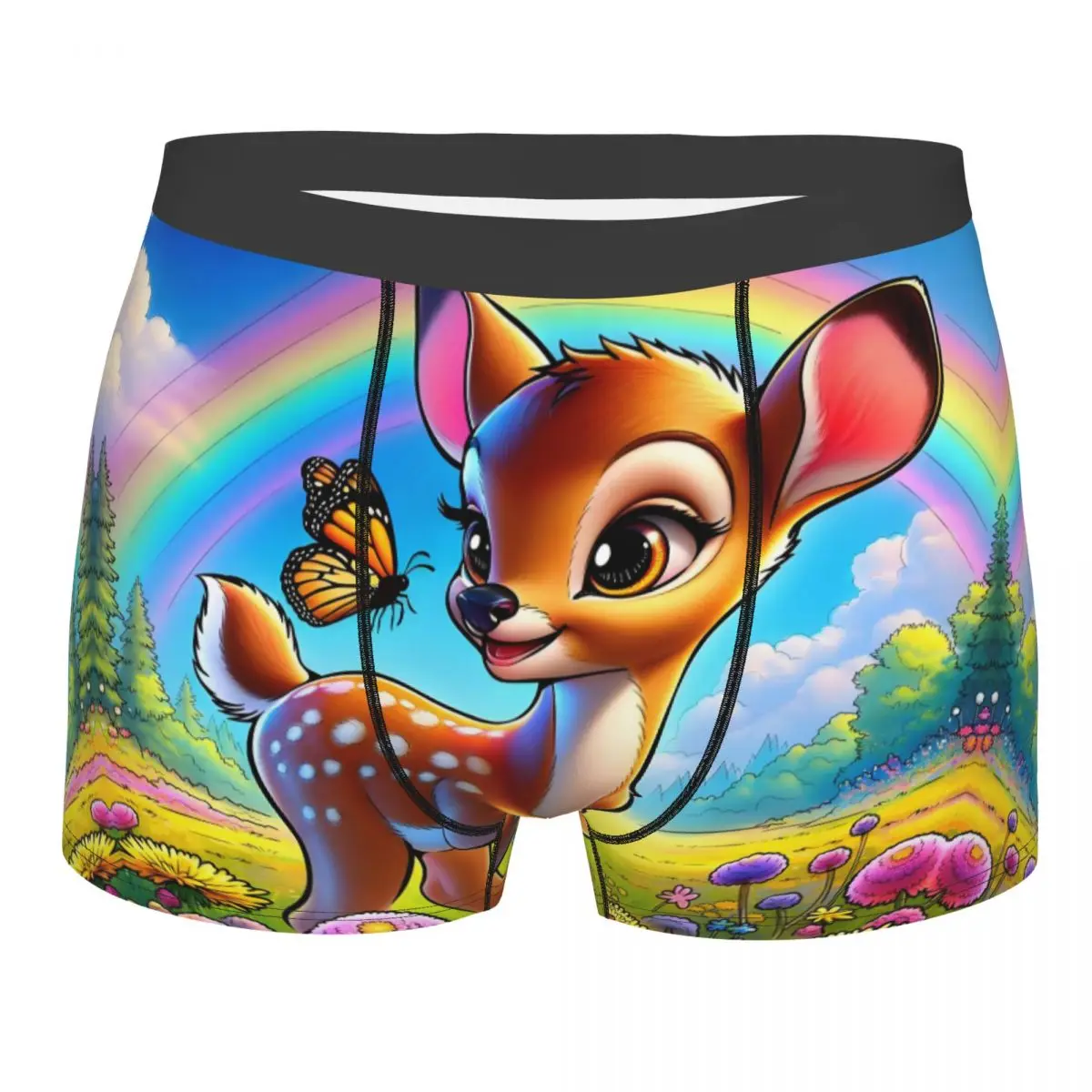 Custom Male Fashion Cute Deer Bambi Underwear Classical Printing Animal Boxer Briefs Stretch Shorts Panties Underpants
Custom Male Fashion Cute Deer Bambi Underwear Classical Printing Animal Boxer Briefs Stretch Shorts Panties Underpants