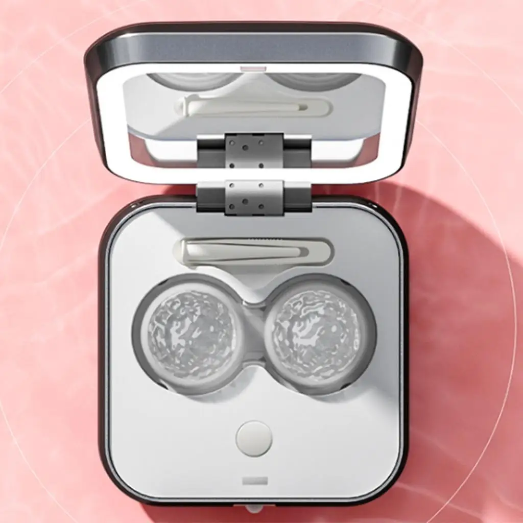 Contact Lens Ultrasonic Electric with Mirror Storage Mini Cleaning Box Women
Contact Lens Ultrasonic Electric with Mirror Storage Mini Cleaning Box Women