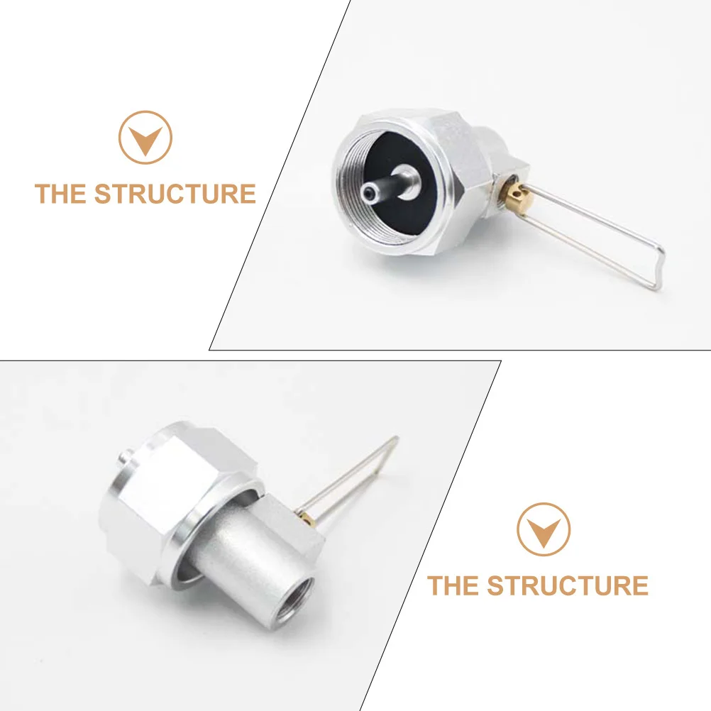 Gas Tank Adapter Silver Lightweight Portable Copper Aluminum Alloy for Flat Gas Tanks Camping Bbq Cooking Accessories 
Gas Tank Adapter Silver Lightweight Portable Copper Aluminum Alloy for Flat Gas Tanks Camping Bbq Cooking Accessories