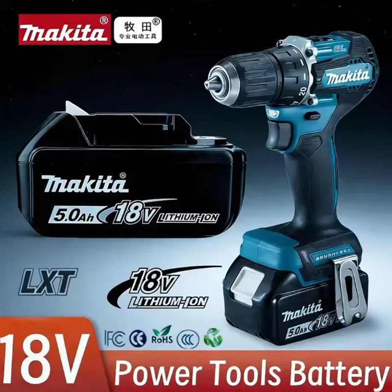 100% Original Makita 6Ah/5Ah for Makita 18V Battery BL1830B BL1850B BL1850 BL1840 BL1860 BL1815 Replacement Lithium Battery
100% Original Makita 6Ah/5Ah for Makita 18V Battery BL1830B BL1850B BL1850 BL1840 BL1860 BL1815 Replacement Lithium Battery