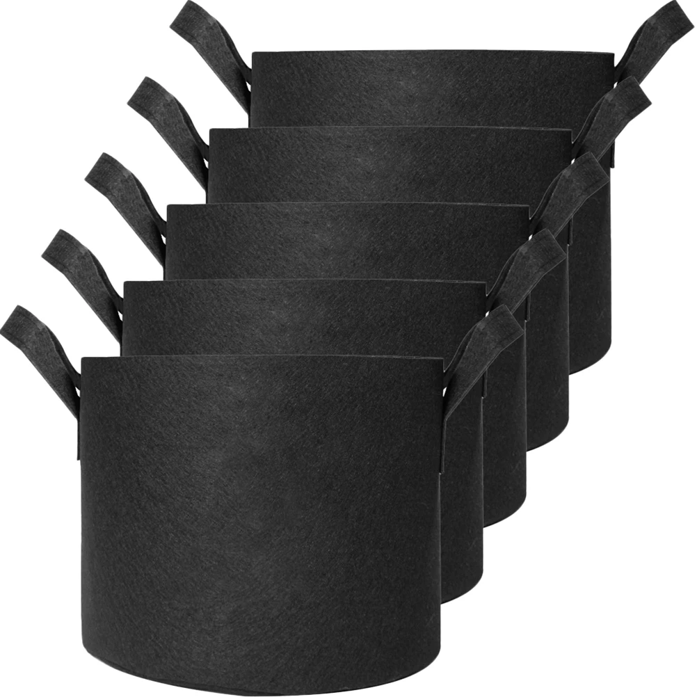 5pcs Non-woven Planting Bag Reusable Growing Container for Vegetables Fruits Nursery Pouch Garden Balcony Planter
5pcs Non-woven Planting Bag Reusable Growing Container for Vegetables Fruits Nursery Pouch Garden Balcony Planter