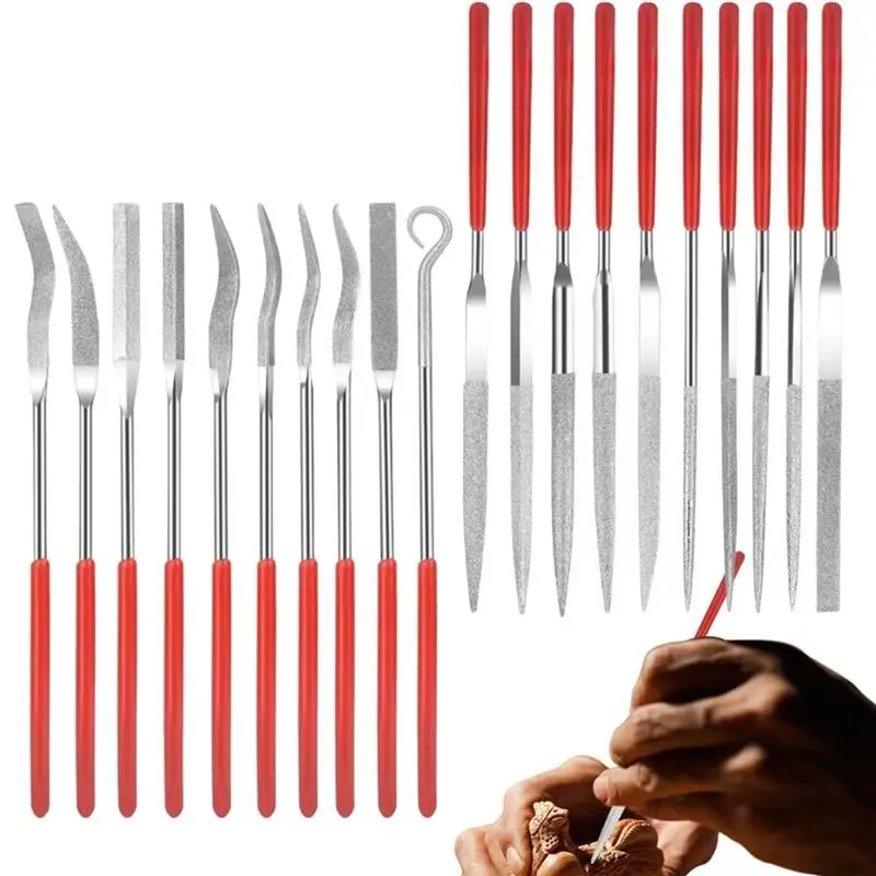 Набор пилок для ювелирных изделий WORTHOWN, 20 шт., маленькие пилки, ручной инструмент для шлифовки, полировки и гравировки, принадлежности для изготовления ювелирных изделий
Набор пилок для ювелирных изделий WORTHOWN, 20 шт., маленькие пилки, ручной инструмент для шлифовки, полировки и гравировки, принадлежности для изготовления ювелирных изделий