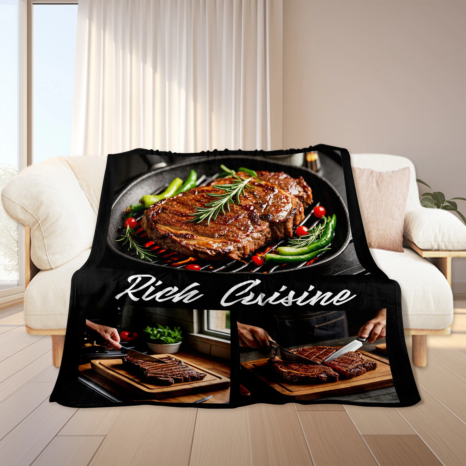 Gourmet Blanket Customized Food Image Blanket for Food Enthusiasts, Recipe Collection Suitable for Your Sisters's Best Friend
Gourmet Blanket Customized Food Image Blanket for Food Enthusiasts, Recipe Collection Suitable for Your Sisters's Best Friend
