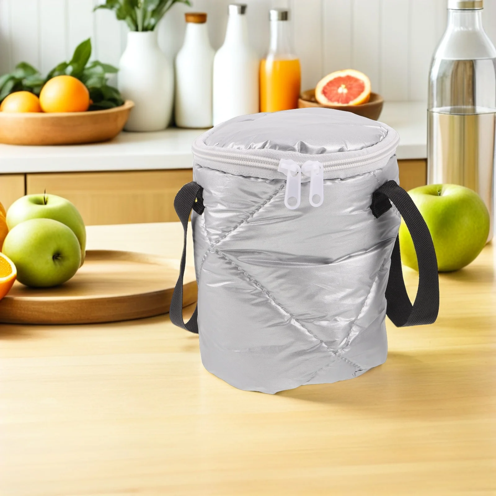 1pcs Insulated Lunch Bag Round Thermal Tote For Hot Cold Meals Portable Food Carrier Work School Picnic Travel Outdoor Commute
1pcs Insulated Lunch Bag Round Thermal Tote For Hot Cold Meals Portable Food Carrier Work School Picnic Travel Outdoor Commute