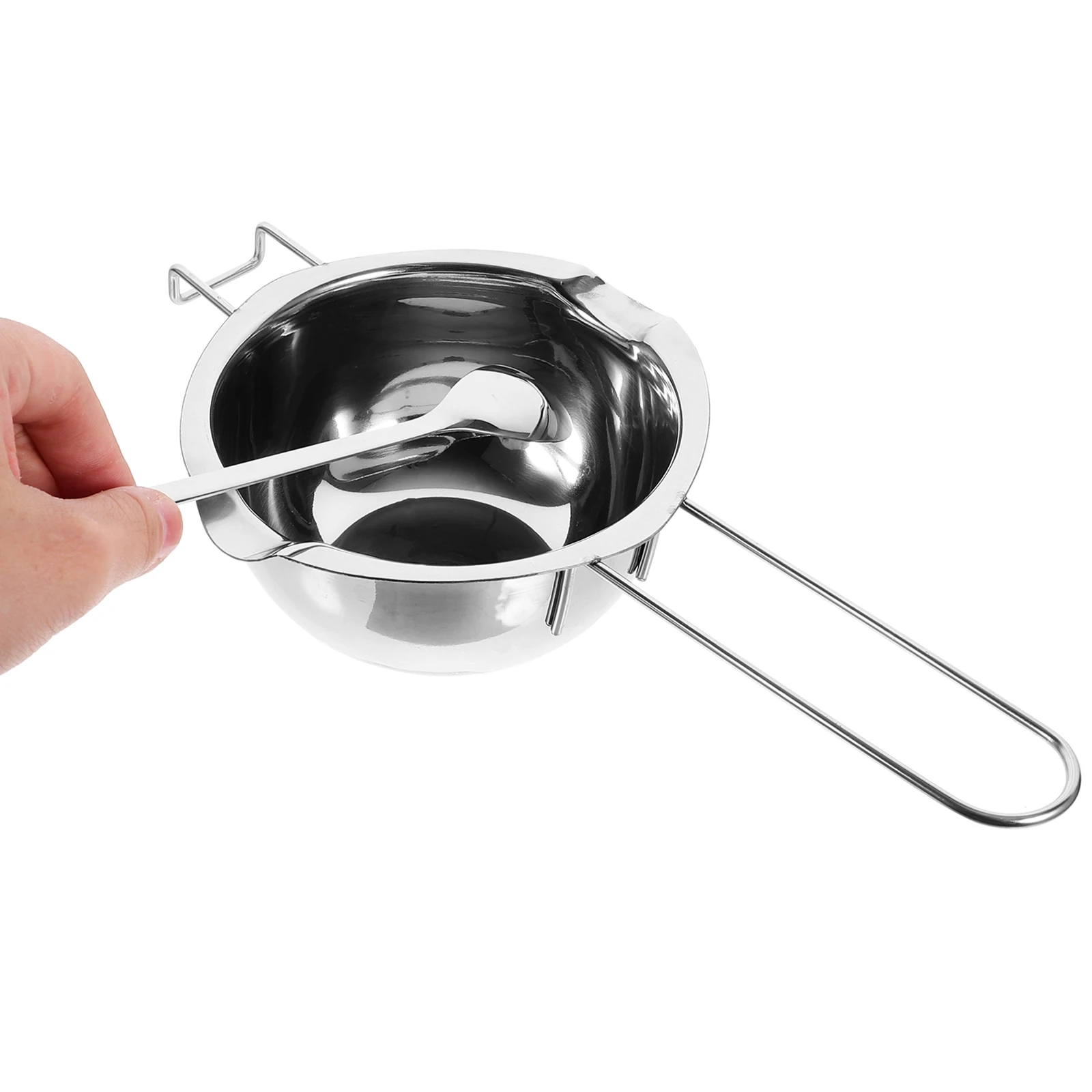 Chocolate Melting Pot 400ml Stainless Steel Butter Bowl Cheese Wax Pot Supplies Multifunction Kitchen Tool
Chocolate Melting Pot 400ml Stainless Steel Butter Bowl Cheese Wax Pot Supplies Multifunction Kitchen Tool