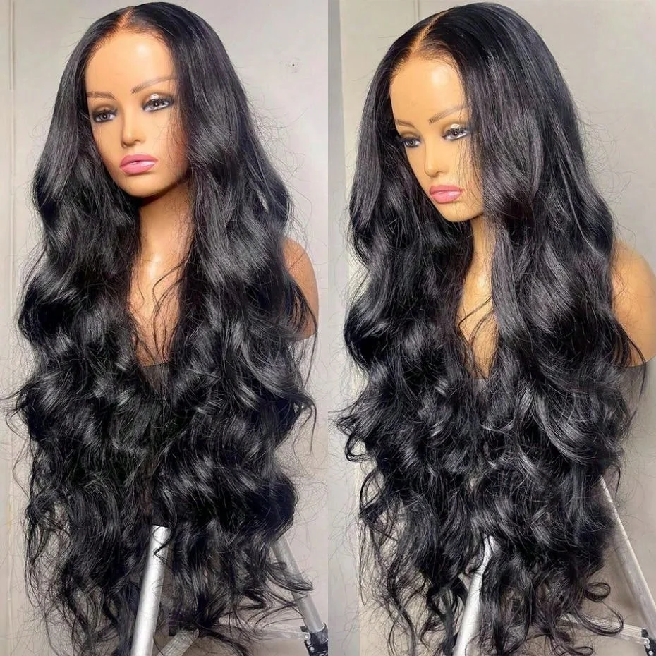 40 Inch 200% Density Wigs Human Hair Pre Plucked Pre Cut 13x4 HD Lace Wigs Body Wave Lace Front Wigs Human Hair For Women 200% Density Natural Black
40 Inch 200% Density Wigs Human Hair Pre Plucked Pre Cut 13x4 HD Lace Wigs Body Wave Lace Front Wigs Human Hair For Women 200% Density Natural Black