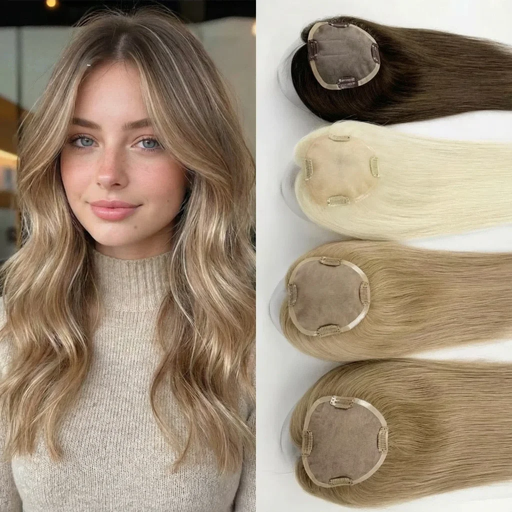 High-End Virgin Hair Topper | Monofilament Base | Dense Coverage | No Shedding | Custom Color & Size Options
High-End Virgin Hair Topper | Monofilament Base | Dense Coverage | No Shedding | Custom Color & Size Options