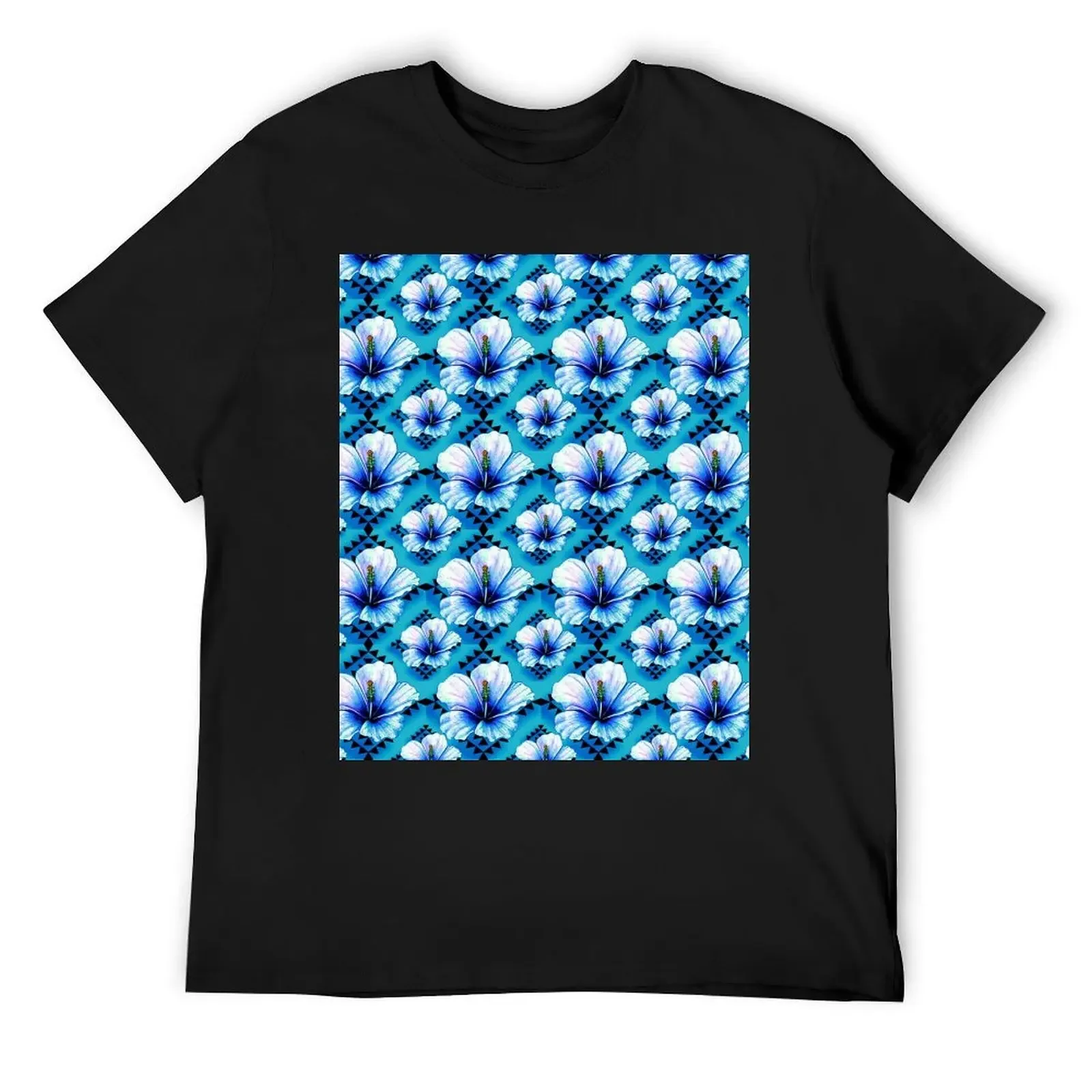 Turquoise / Blue Hibiscus Native Floral Print T-Shirt korean fashion new edition plus size clothes vintage clothes mens clothes
Turquoise / Blue Hibiscus Native Floral Print T-Shirt korean fashion new edition plus size clothes vintage clothes mens clothes
