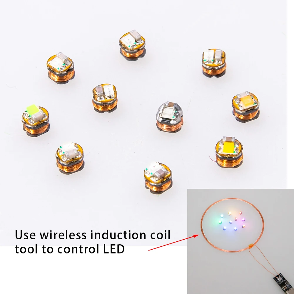 20PCS 3/4/5MM Miniature Wireless Power Supply LED Lamp Beads Model Induction Decorative Lamp Wireless Transmission Coil Tools
20PCS 3/4/5MM Miniature Wireless Power Supply LED Lamp Beads Model Induction Decorative Lamp Wireless Transmission Coil Tools