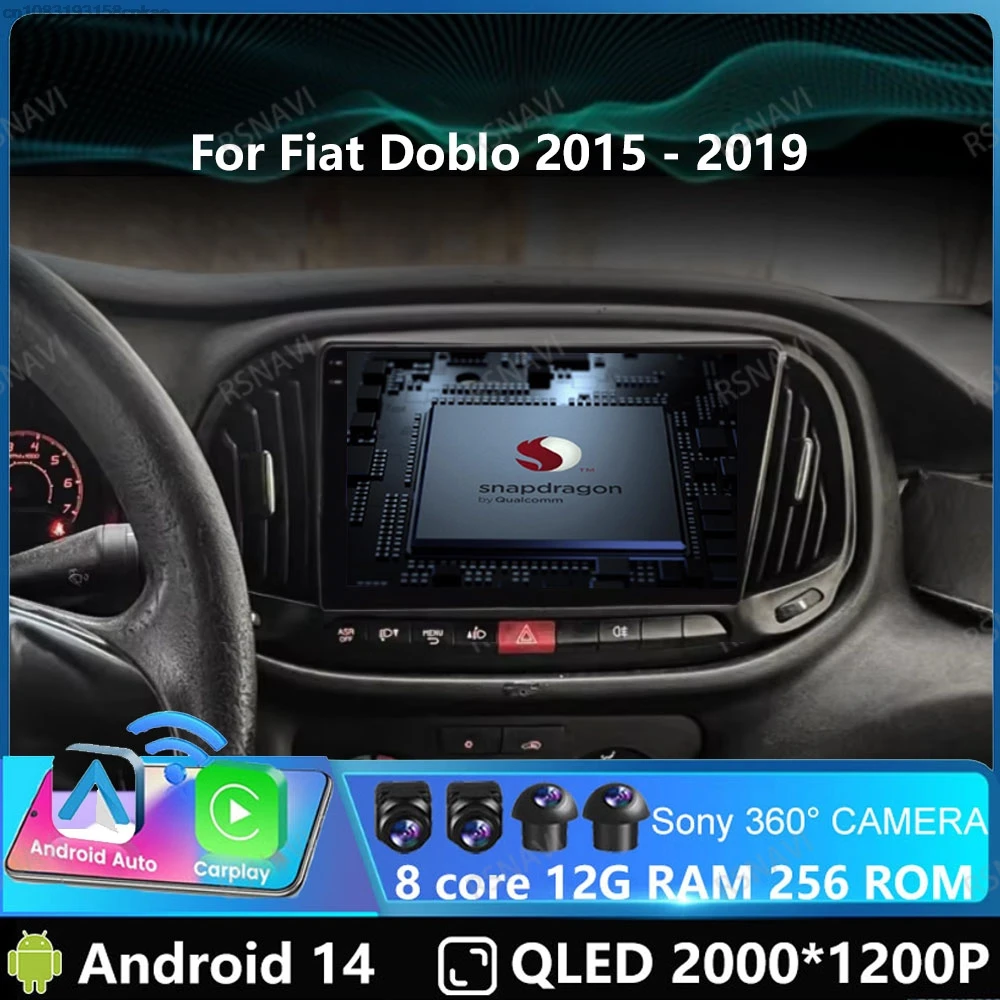 Car Radio Andoird 14 For Fiat Doblo 2015 - 2019 GPS Viedo Player 4G LTE BT Multimedia 2DIN Navigation 2 DIN Autoradio DVD Stereo
Car Radio Andoird 14 For Fiat Doblo 2015 - 2019 GPS Viedo Player 4G LTE BT Multimedia 2DIN Navigation 2 DIN Autoradio DVD Stereo