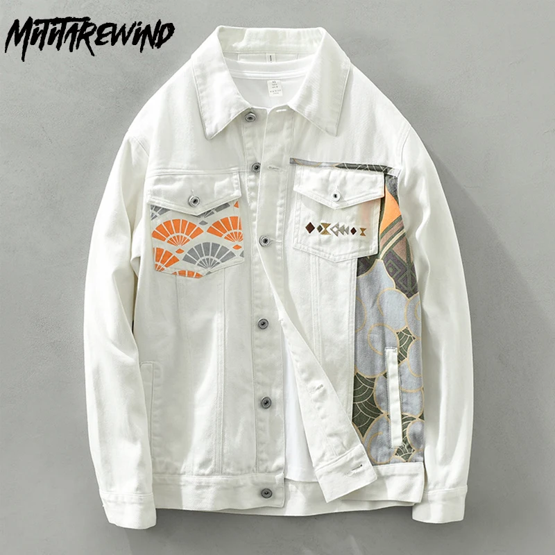 Japanese Style New Mens Denim Jackets Streetwear Hip Hop Pure Cotton Casual Print Black Jean Jacket Youth Trend Loose Denim Coat
Japanese Style New Mens Denim Jackets Streetwear Hip Hop Pure Cotton Casual Print Black Jean Jacket Youth Trend Loose Denim Coat