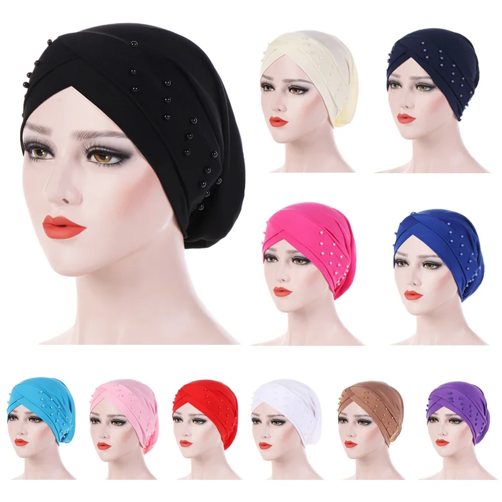 Women Elastic Turban Hat Muslim Islamic Jersey Beads Chemo Cap Ladies Stretch Head Wrap Head Scarf Arab Cover Beanie Fashion
Women Elastic Turban Hat Muslim Islamic Jersey Beads Chemo Cap Ladies Stretch Head Wrap Head Scarf Arab Cover Beanie Fashion