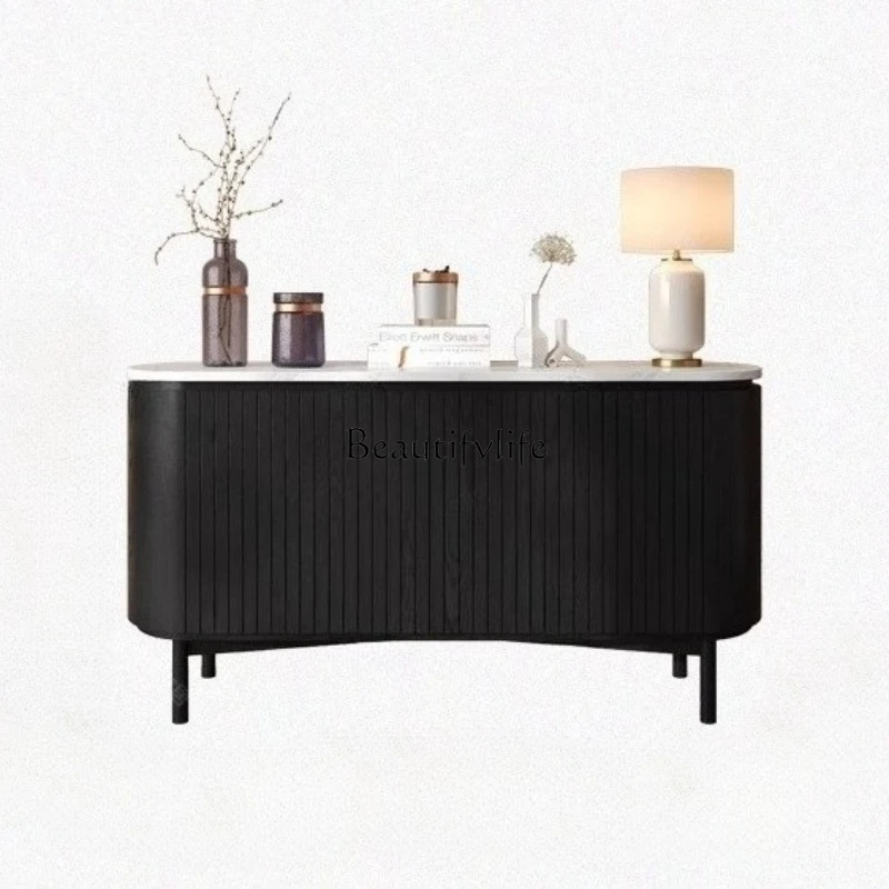 *Italian light luxury porch cabinet opposite the door marble decoration storage modern simple multi-functional solid wood dining 
*Italian light luxury porch cabinet opposite the door marble decoration storage modern simple multi-functional solid wood dining