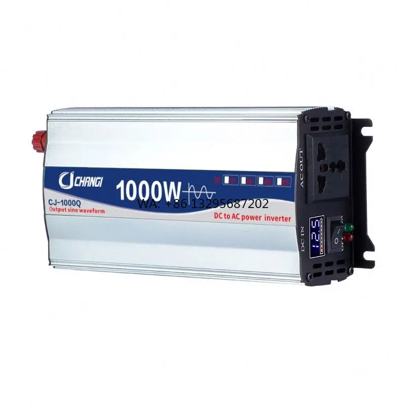 Оптовый инвертор с чистой синусоидой 3000 Вт, 1000 Вт, 600 Вт, DC12V в AC110V/220V, однофазный, 50Гц/60Гц, высококачественный, эффективный, удобный
Оптовый инвертор с чистой синусоидой 3000 Вт, 1000 Вт, 600 Вт, DC12V в AC110V/220V, однофазный, 50Гц/60Гц, высококачественный, эффективный, удобный