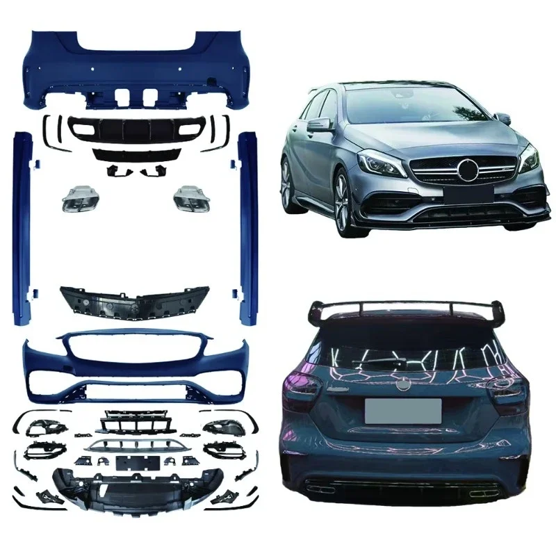 For A-Class W176 2013-2018 45 Style Body Kit - Front Bumper Side Skirts
For A-Class W176 2013-2018 45 Style Body Kit - Front Bumper Side Skirts