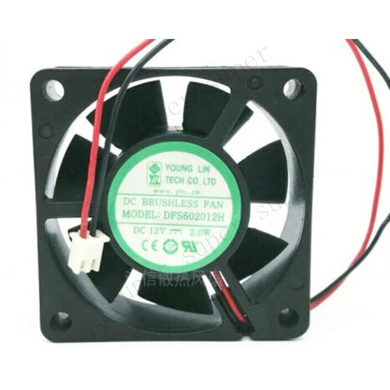 S+ 1 of YOUNGLIN Cooling fan DFS602012H DC12V 2.0W 6CM 2-wire
S+ 1 of YOUNGLIN Cooling fan DFS602012H DC12V 2.0W 6CM 2-wire