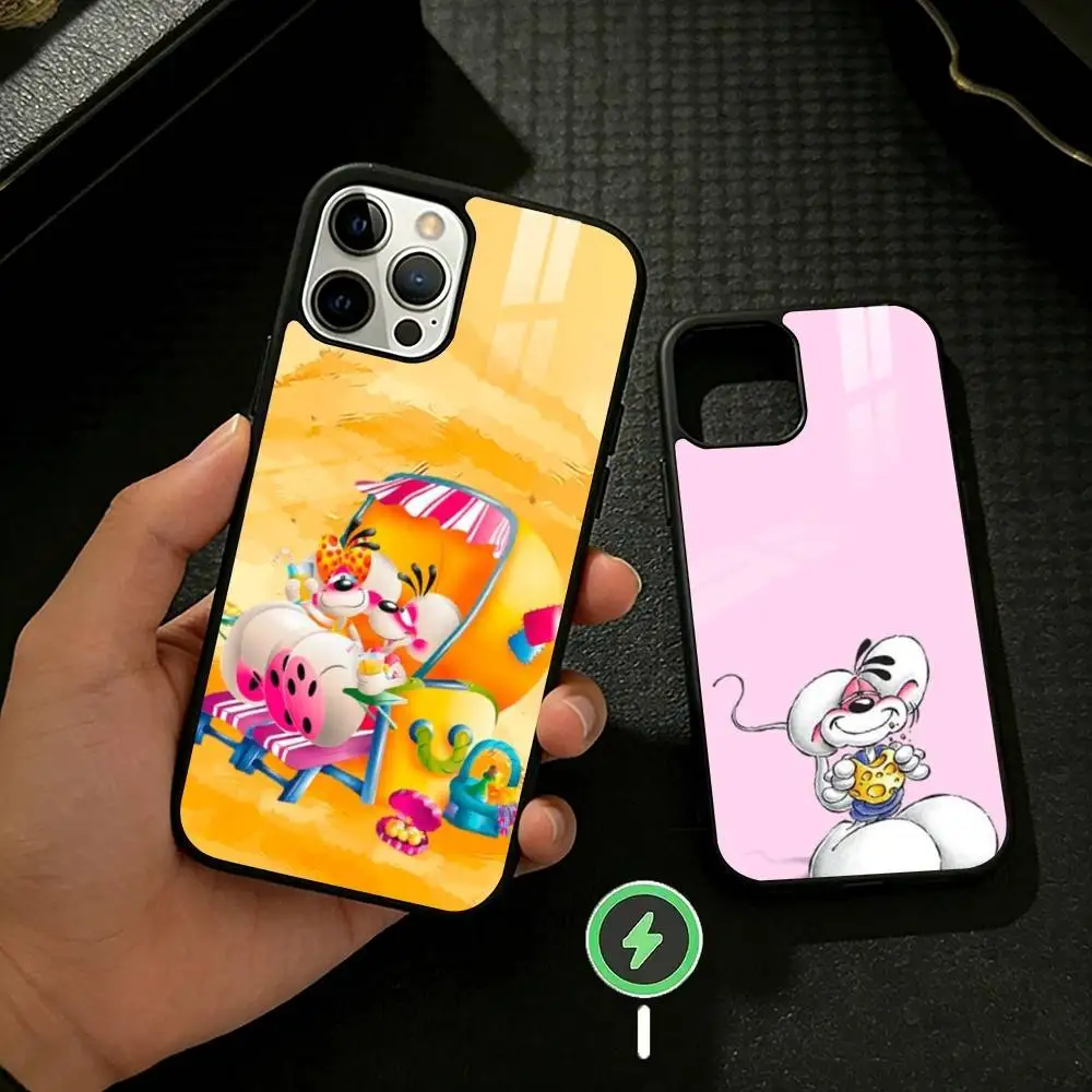 cartoon Diddl Mouse Phone Case For iPhone 17 16 15 14 13 12 Pro Max Plus for Mirror Wireless Magnetic Cover
cartoon Diddl Mouse Phone Case For iPhone 17 16 15 14 13 12 Pro Max Plus for Mirror Wireless Magnetic Cover