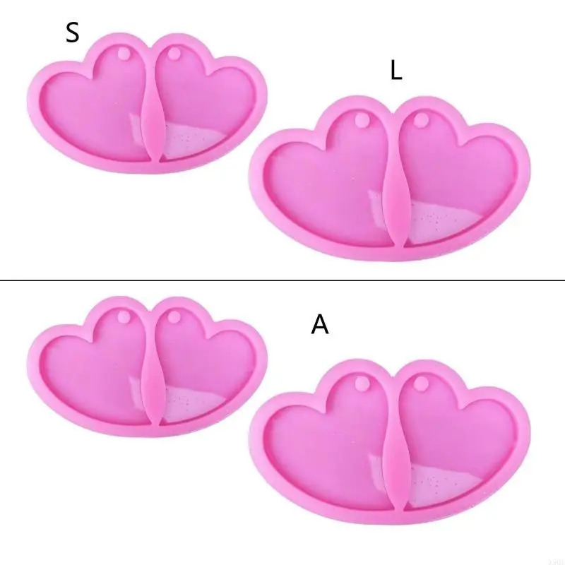 Silicone Molds for Resin DIY Fashion Earring Heart Silicone Crafts Mould Jewelry Epoxy Resin Casting Mold for DIY Making
Silicone Molds for Resin DIY Fashion Earring Heart Silicone Crafts Mould Jewelry Epoxy Resin Casting Mold for DIY Making