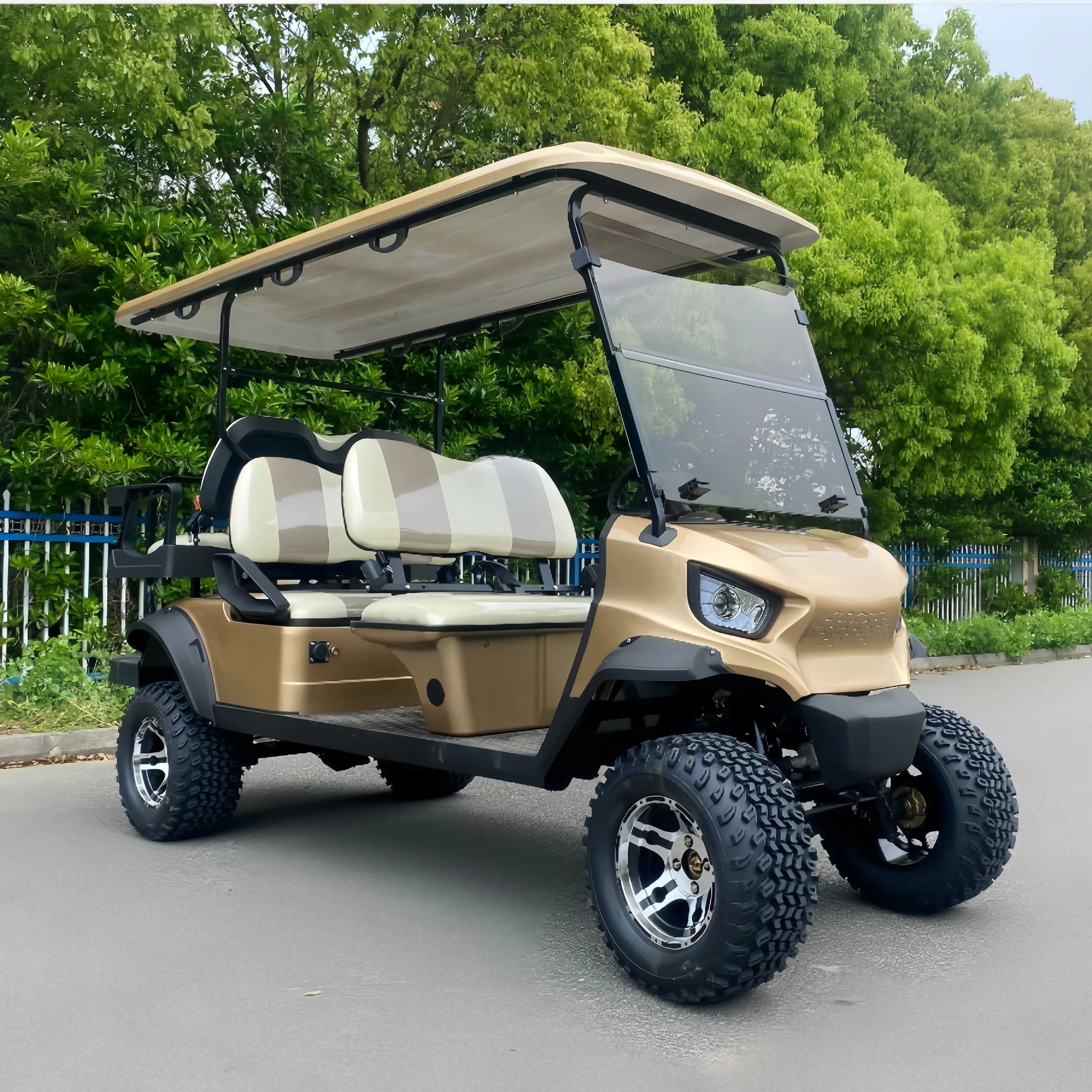 Compact 48V Electric Golf Cart Heavy-Duty 4-Seater Buggy with Durable Battery 2 Stroke Engine Dot Certified New Condition
Compact 48V Electric Golf Cart Heavy-Duty 4-Seater Buggy with Durable Battery 2 Stroke Engine Dot Certified New Condition