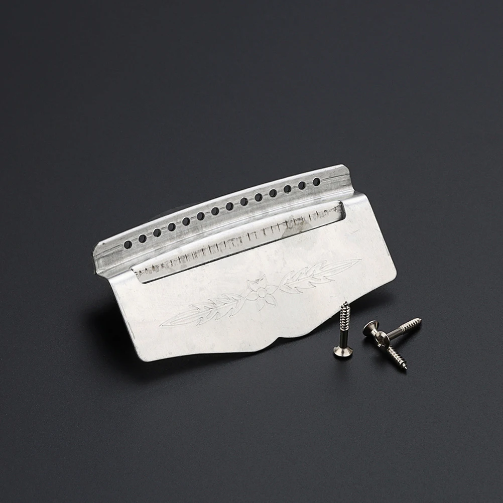 14 String Mandolin Tailpiece Metal String Parts Upgrade Replacement Accessory Durable Lightweight Repair Tuning Bridge Sustain
14 String Mandolin Tailpiece Metal String Parts Upgrade Replacement Accessory Durable Lightweight Repair Tuning Bridge Sustain