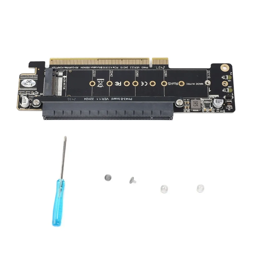 Durable Plug and Play PCIE X16 Expansion Card Portable Practical PCIe 4.0 X16 Adapter M.2 NVMe Expansion Card Workstation
Durable Plug and Play PCIE X16 Expansion Card Portable Practical PCIe 4.0 X16 Adapter M.2 NVMe Expansion Card Workstation