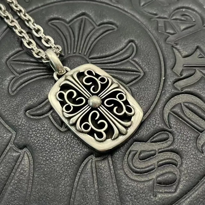 Trendy Jewelry Tengman Cross Flower Tag Necklace Thai Silver Retro High-end Autumn and Winter Sweater Chain Accessories
Trendy Jewelry Tengman Cross Flower Tag Necklace Thai Silver Retro High-end Autumn and Winter Sweater Chain Accessories