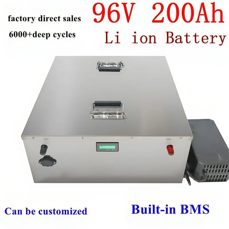 Batterie Lithium-Ion Rechargeable, Étanche 96V, 200Ah, Movie Ion, pour Excavateur, Véhicule, AGV, pour Bateau, Sicile, avec C
Batterie Lithium-Ion Rechargeable, Étanche 96V, 200Ah, Movie Ion, pour Excavateur, Véhicule, AGV, pour Bateau, Sicile, avec C