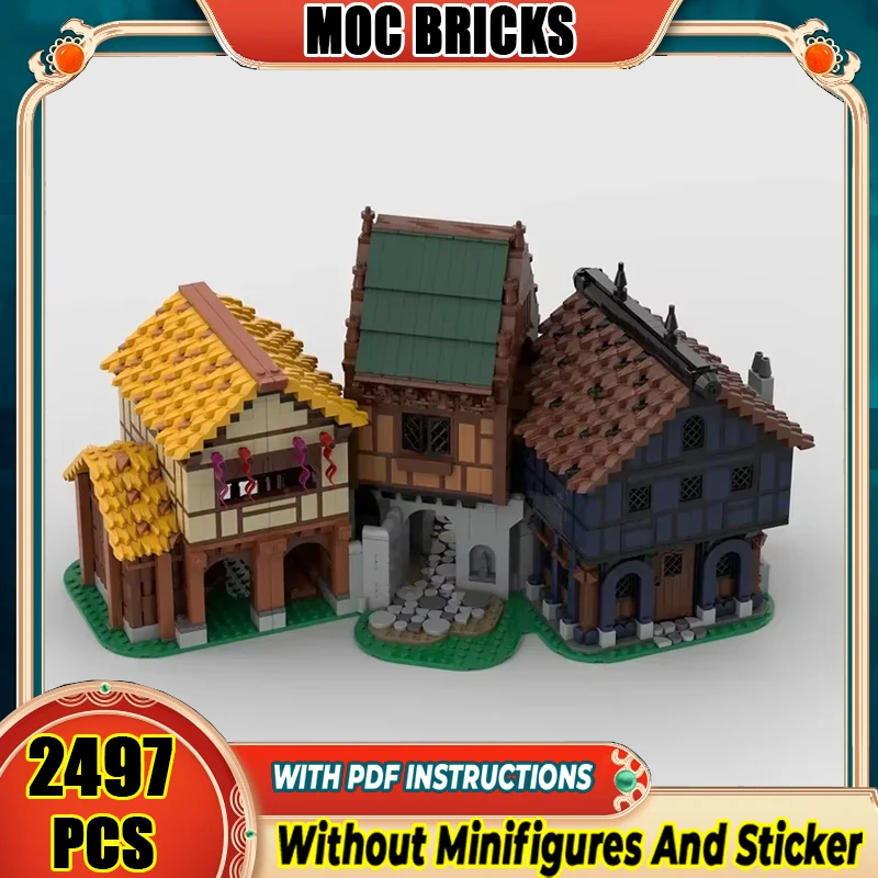 City Street View Moc Building Bricks Medieval Countryside Model Building Technology Modular Blocks Construstion Toy Gifts
City Street View Moc Building Bricks Medieval Countryside Model Building Technology Modular Blocks Construstion Toy Gifts